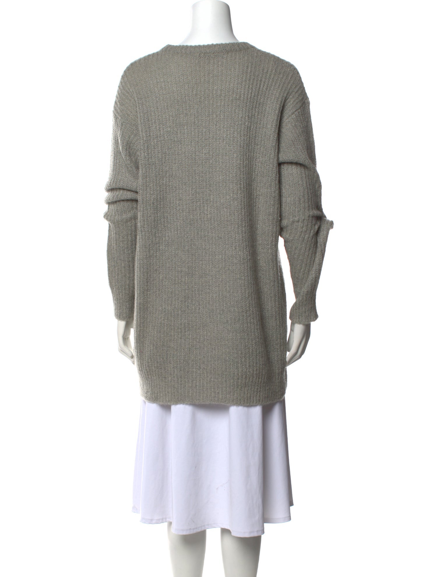 T by Alexander Wang Merino Wool Crew Neck Sweater